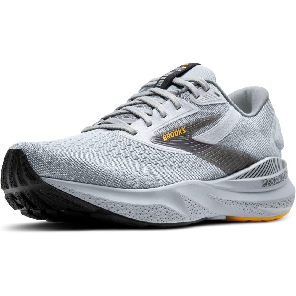 image:imageBrooks Mens Adrenaline GTS 24 Supportive Running ShoeAlloyWhiteGold Fusion