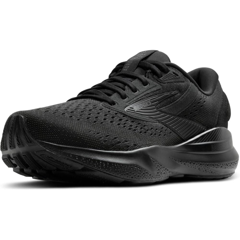 image:imageBrooks Mens Adrenaline GTS 24 Supportive Running ShoeBlackBlackEbony