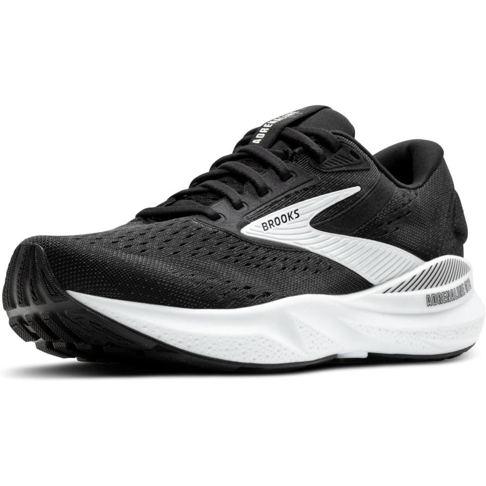 image:imageBrooks Mens Adrenaline GTS 24 Supportive Running ShoeBlackWhite