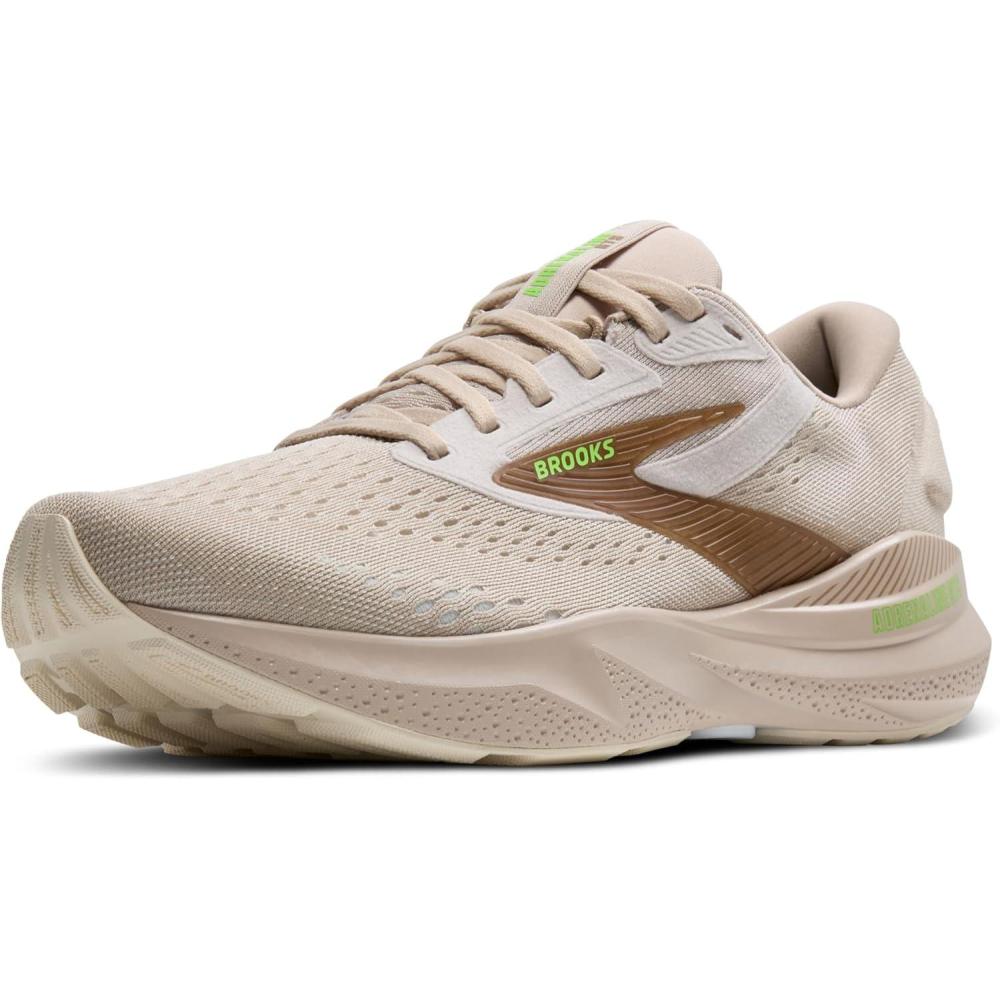 image:imageBrooks Mens Adrenaline GTS 24 Supportive Running ShoeChateau GreyPortabellaGreen