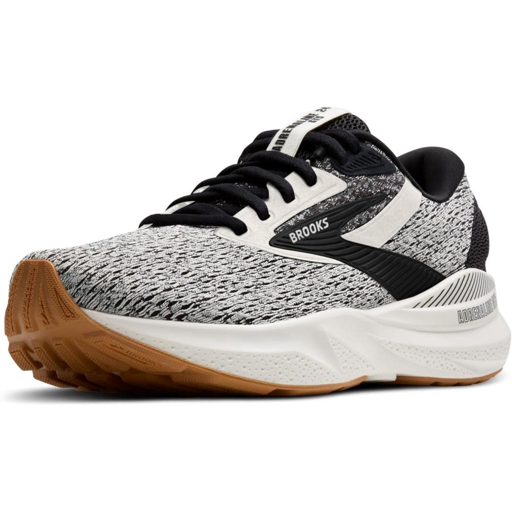image:imageBrooks Mens Adrenaline GTS 24 Supportive Running ShoeCoconutBlackBiscuit