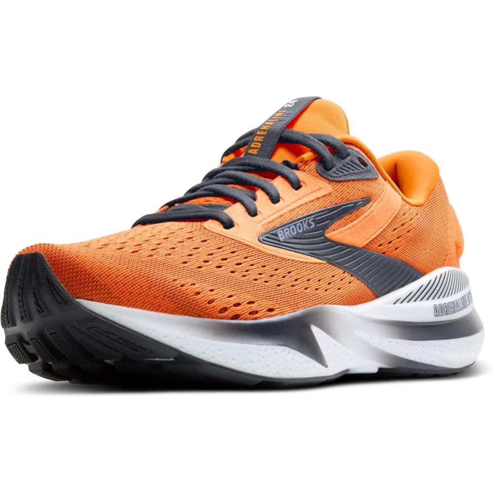 image:imageBrooks Mens Adrenaline GTS 24 Supportive Running ShoeOrangeEbonyCountry Blue