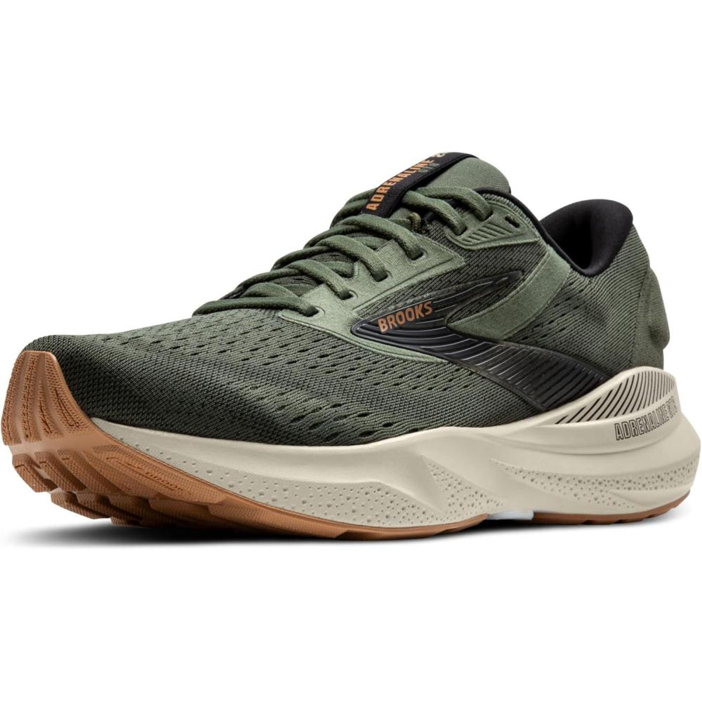 image:imageBrooks Mens Adrenaline GTS 24 Supportive Running ShoeThymeBlackPelican