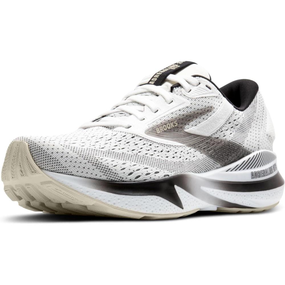 image:imageBrooks Mens Adrenaline GTS 24 Supportive Running ShoeWhiteBlackPelican