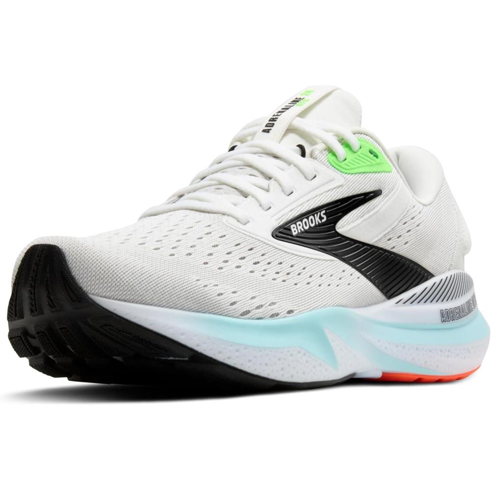 image:imageBrooks Mens Adrenaline GTS 24 Supportive Running ShoeWhiteGeckoAtomizer