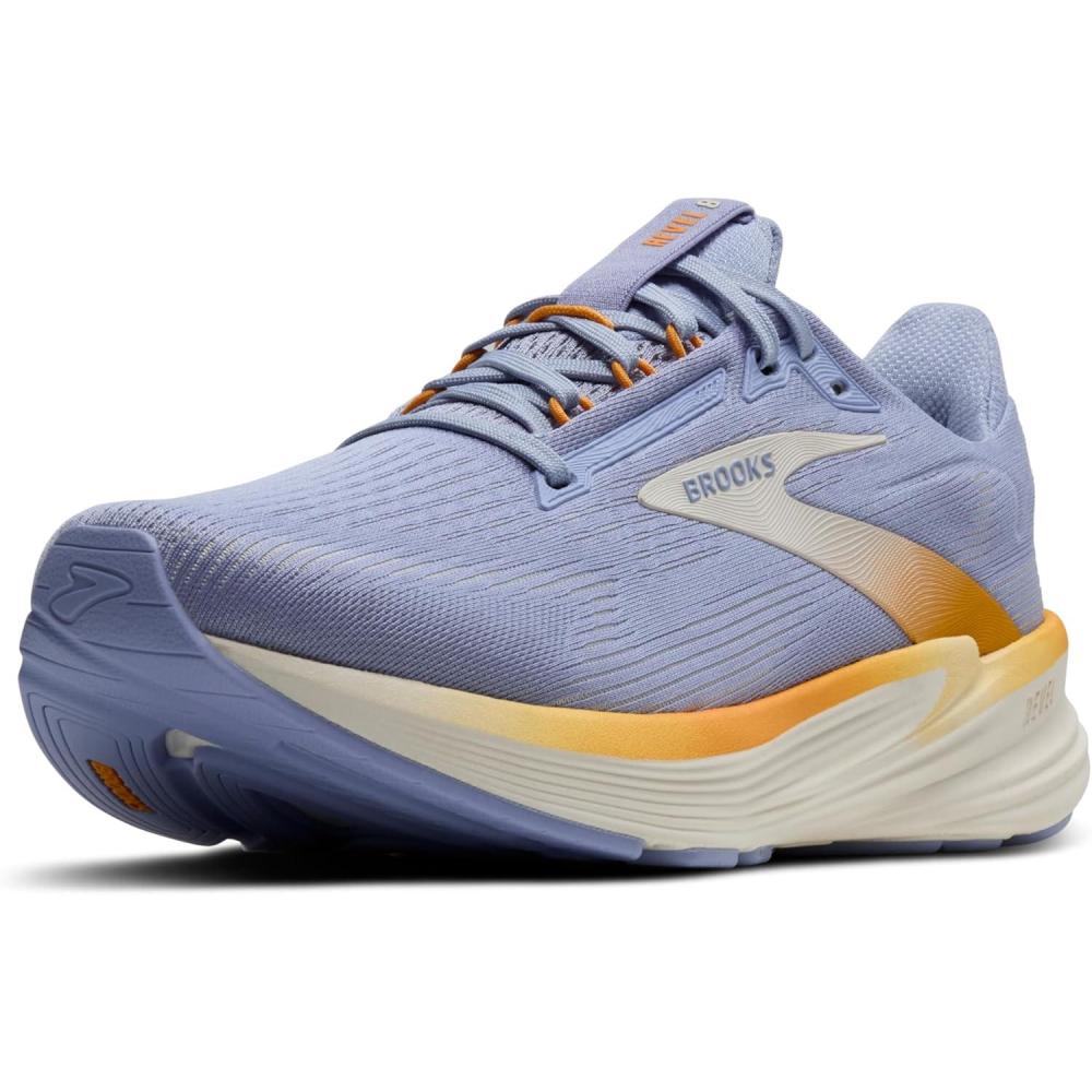 image:imageBrooks Womens Revel 8 Neutral Running ampamp Walking ShoeBlue HeronOrangeCoconut
