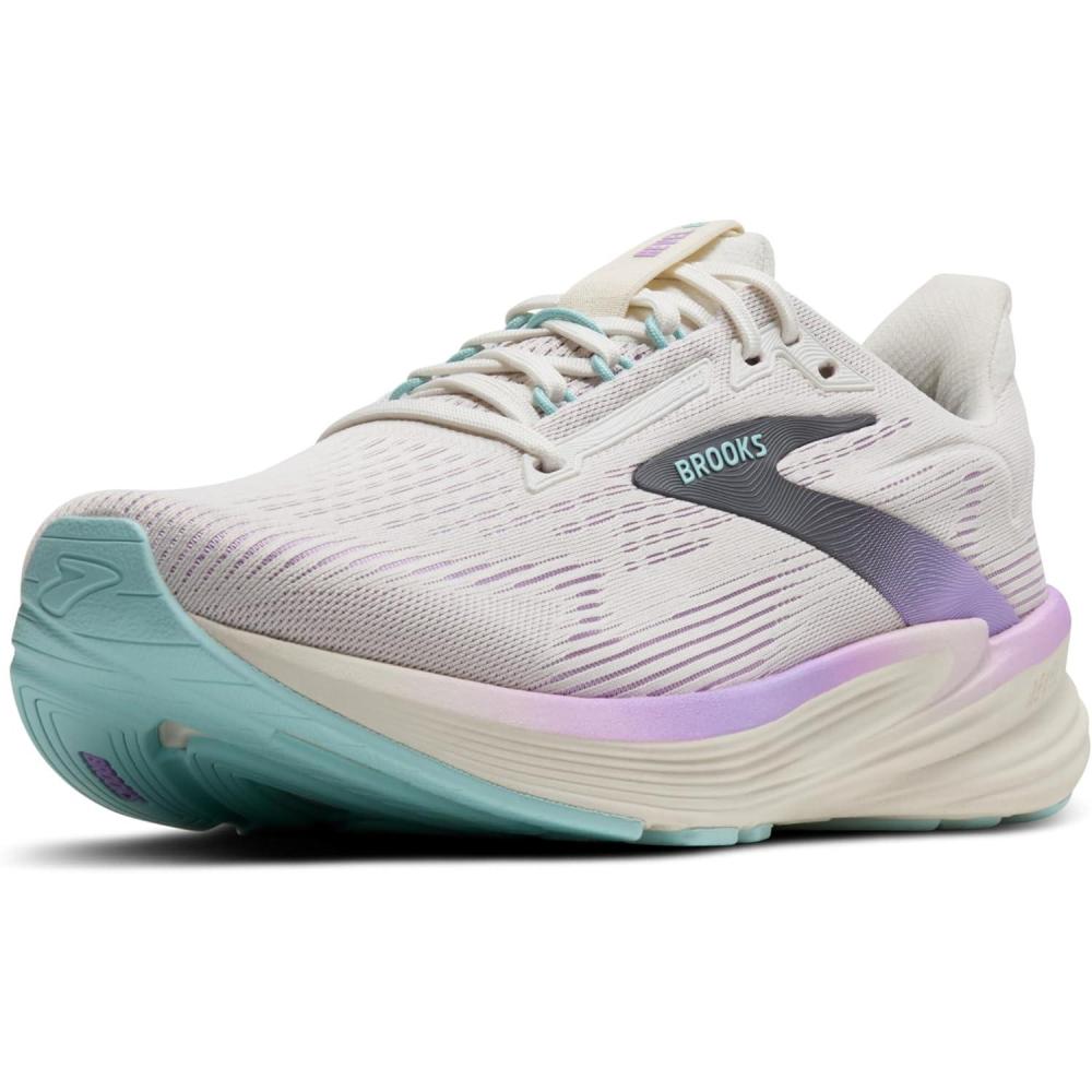 image:imageBrooks Womens Revel 8 Neutral Running ampamp Walking ShoeCoconutPurple RoseClearwater