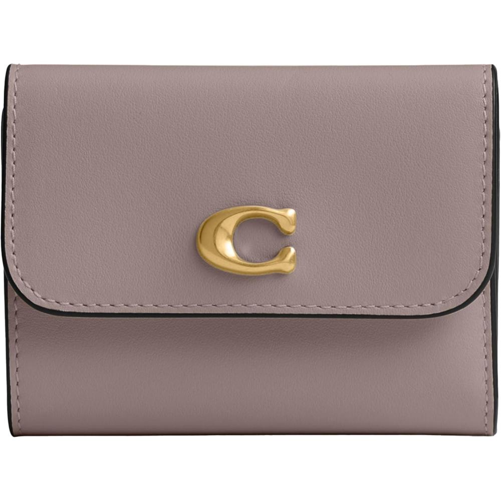 image:imageCoach Refined Calf Leather Essential Card Holder WalletAsh Multi