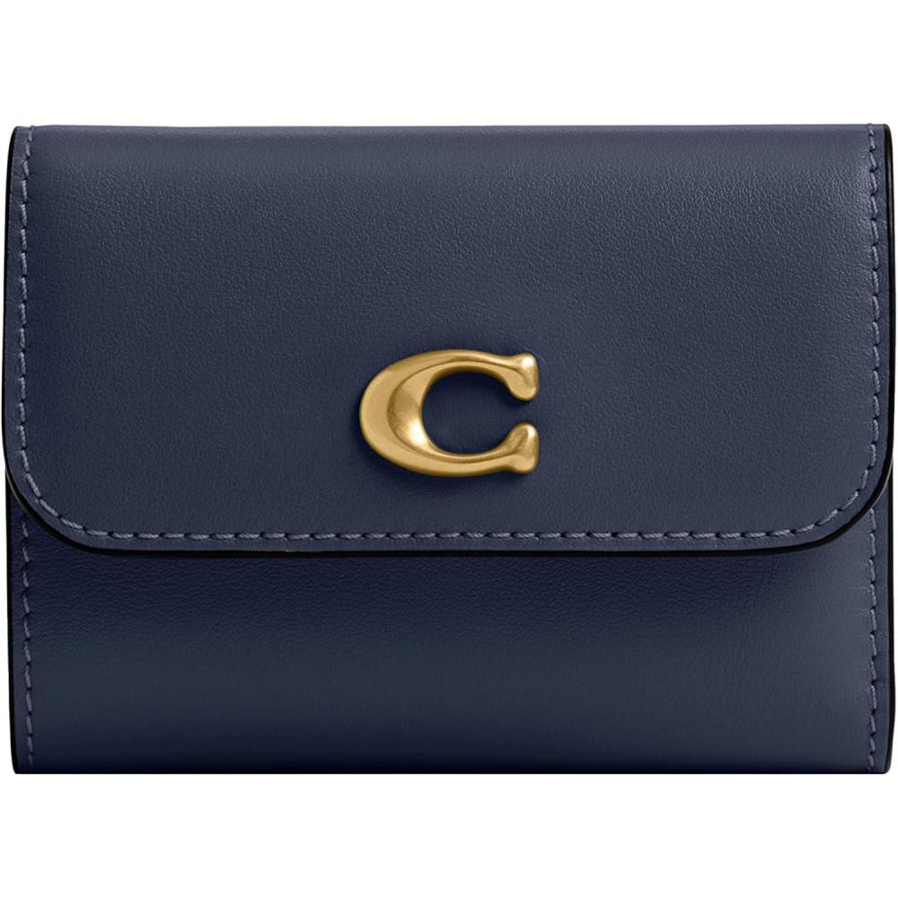 image:imageCoach Refined Calf Leather Essential Card Holder WalletNAVY