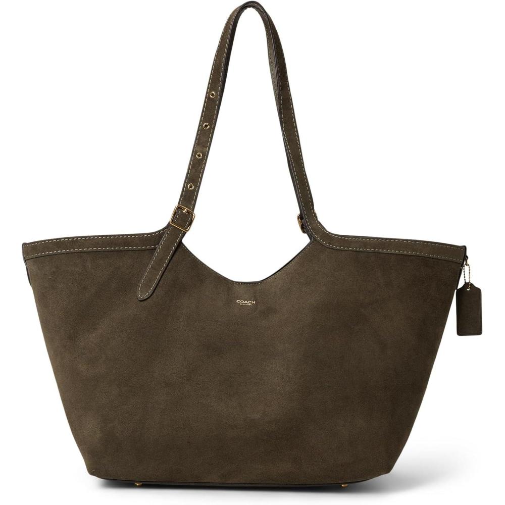 image:imageCoach Womens Gramercy ToteOlive Suede