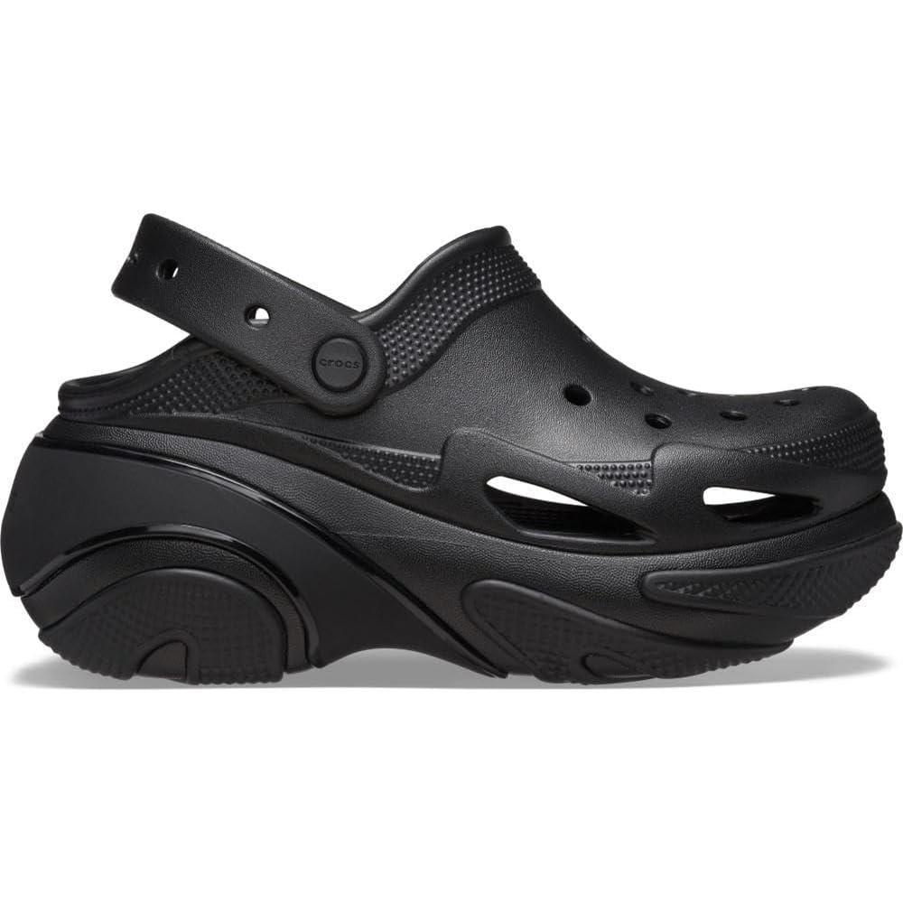 image:imageCrocs UnisexAdult Bubble Crush ClogsBlackBlackBlack