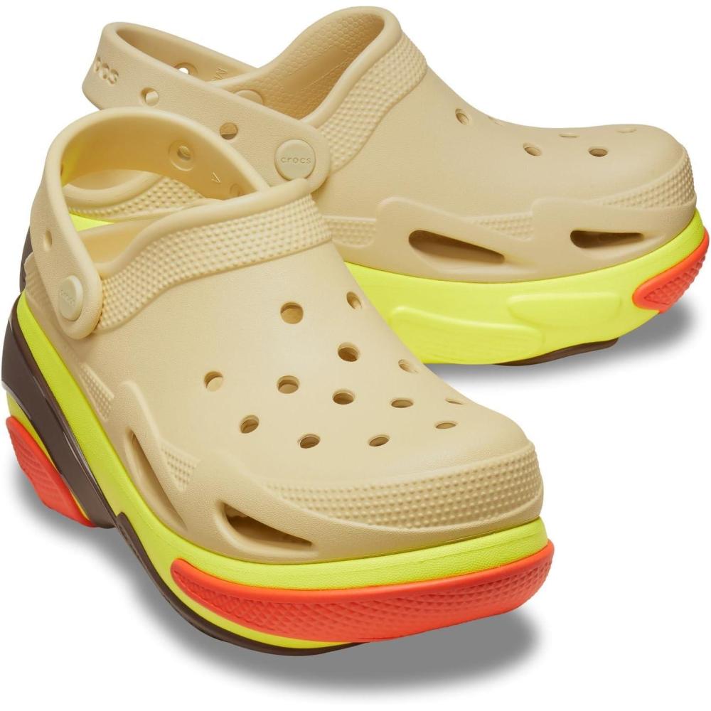 image:imageCrocs UnisexAdult Bubble Crush ClogsSesame