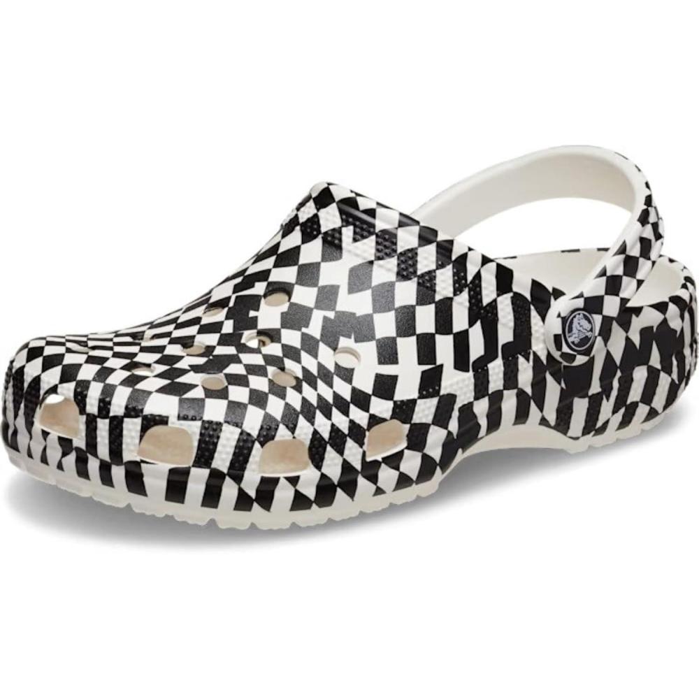 image:imageCrocs UnisexAdult Classic Graphic ClogsCheckered