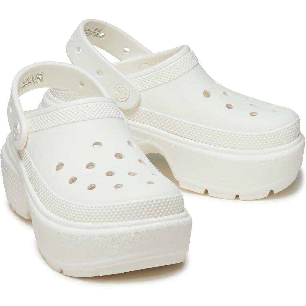 image:imageCrocs Womens Stomp Clog Slipon ShoesChalk