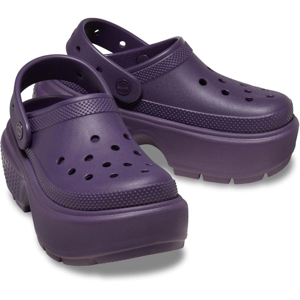 image:imageCrocs Womens Stomp Clog Slipon ShoesDark Iris