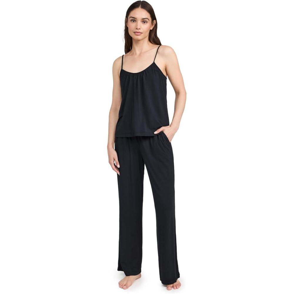 image:imageEberjey Womens Gisele Cami and Pant Pajama SetBlack