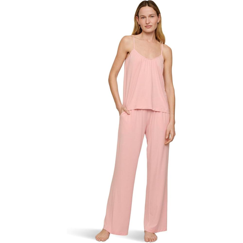 image:imageEberjey Womens Gisele Cami and Pant Pajama SetSilver Pink