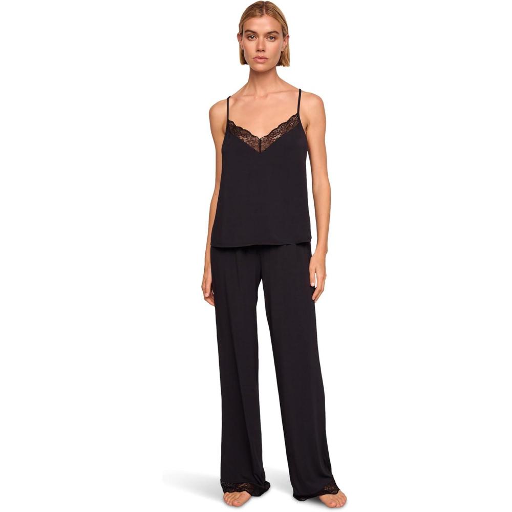 image:imageEberjey womens Kari Tencel Modal Cami ampamp Pant Pj SetBlack