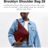 Coach Brooklyn Shoulder Bag 28(B4/Dark Ruby)