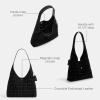 Coach Brooklyn Shoulder Bag 28(Black Suede)
