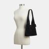 Coach Brooklyn Shoulder Bag 28(Black Suede)