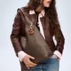Coach Brooklyn Shoulder Bag 28(Dark Stone)