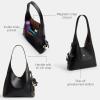 Coach Brooklyn Shoulder Bag 28(Loved Leather/Silver/Black Brown)