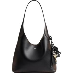 Coach Brooklyn Shoulder Bag 28(Loved Leather/Silver/Black Brown)