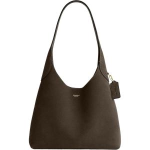 Coach Brooklyn Shoulder Bag 28(Olive Suede)