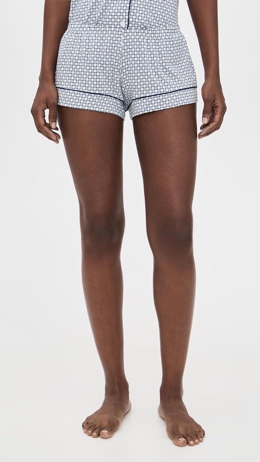 image:imageEberjey Gisele Relaxed Short PJ SetGeosphere Grey DawnNavy