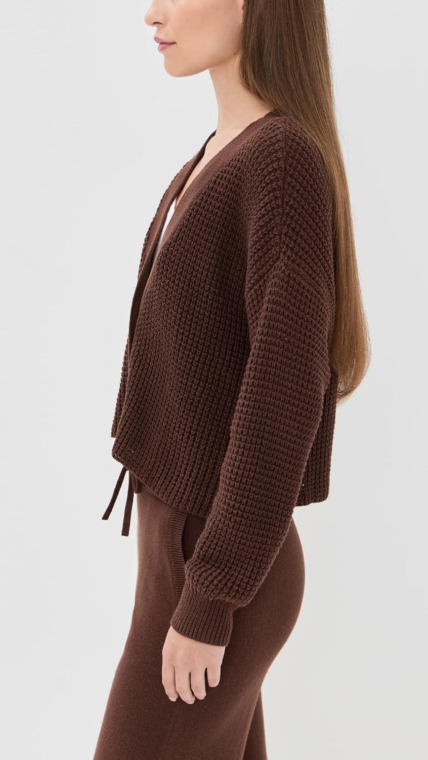 image:imageEberjey Womens The Cropped CardiganChocolate