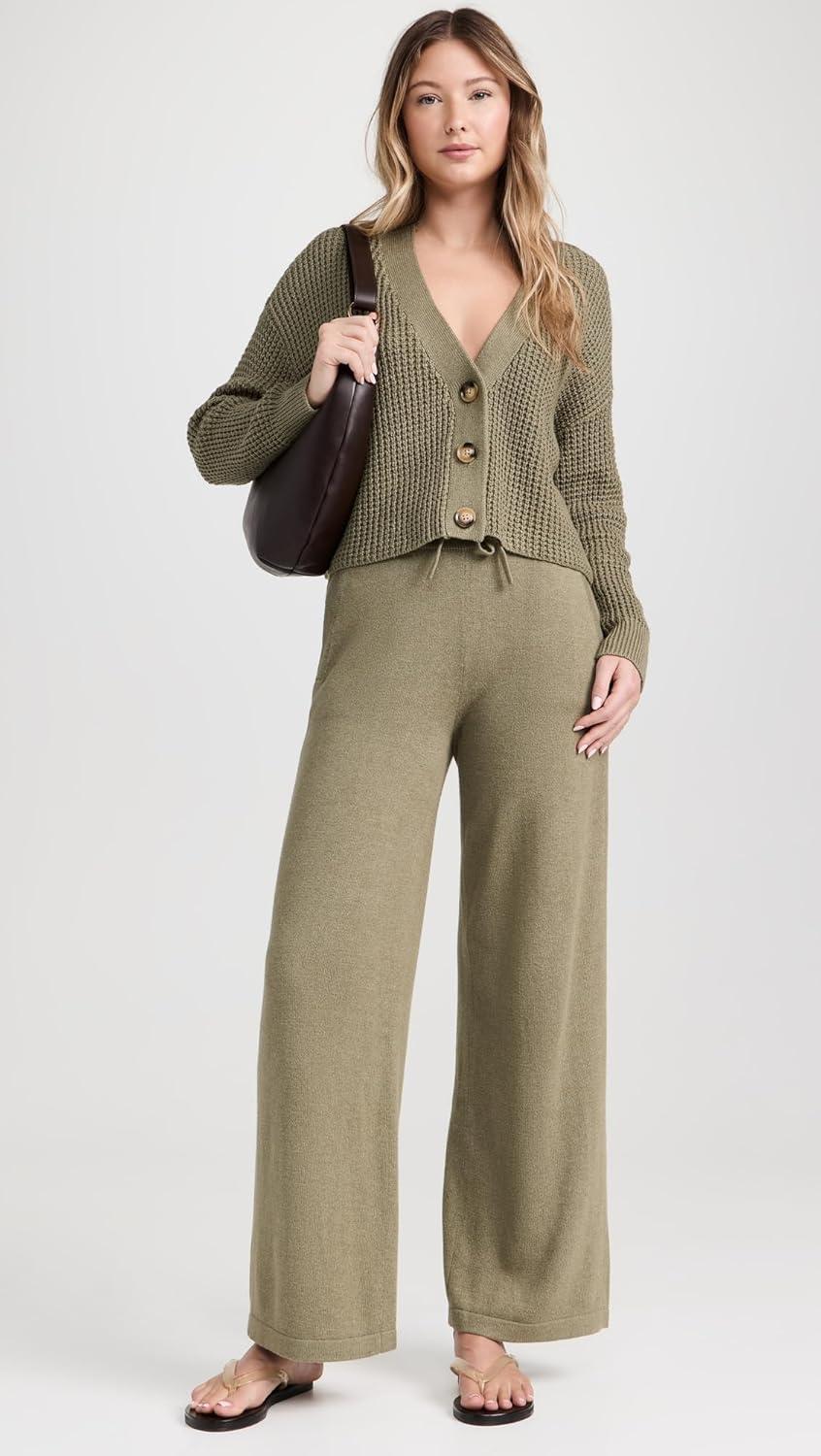 image:imageEberjey Womens The Cropped CardiganMoss