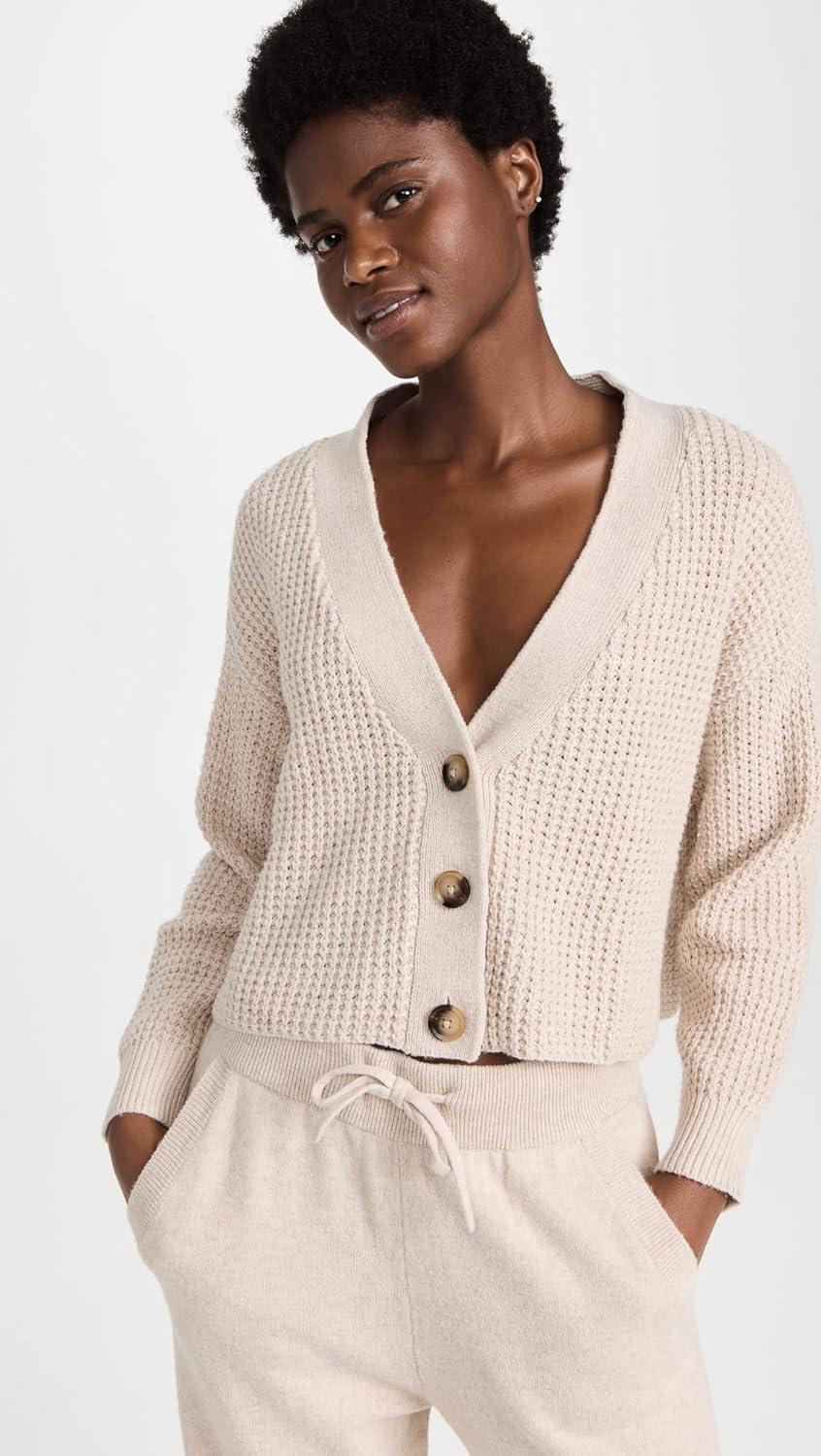 image:imageEberjey Womens The Cropped CardiganOat