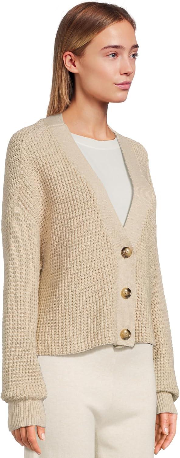image:imageEberjey Womens The Cropped CardiganOat