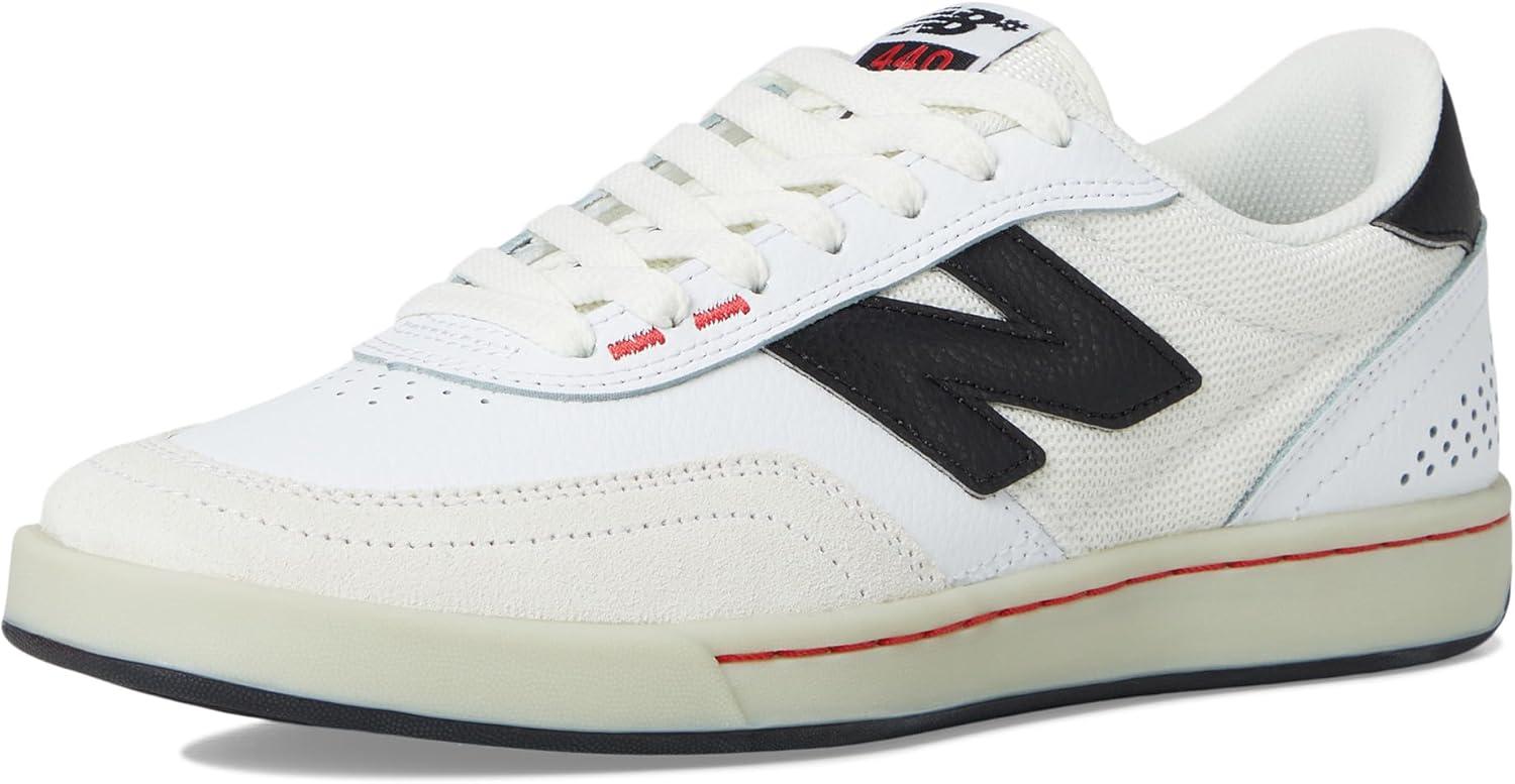 image:imageNew Balance Unisex 440 v2 Skate Shoe WhiteBlack 11 US Men