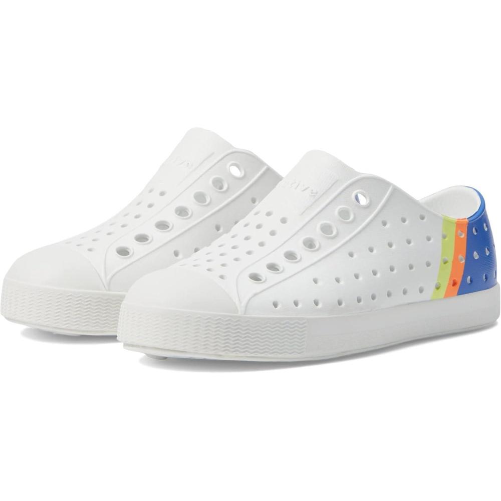 image:imageNative Shoes Kids Unisex Jefferson Sugarlite Block Little KidShell WhiteShell WhiteUv City Celery Block