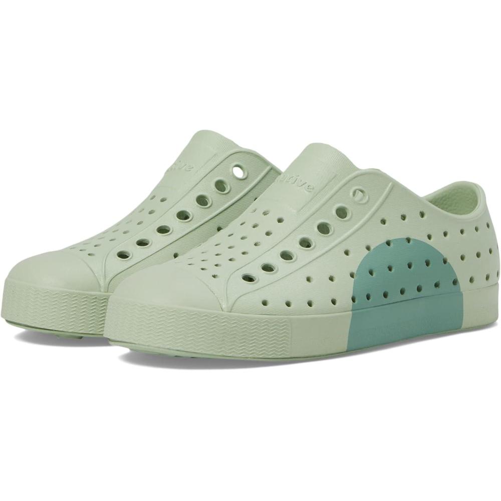 image:imageNative Shoes Kids Unisex Jefferson Sugarlite Block Little KidTea GreenTea GreenLoch Green