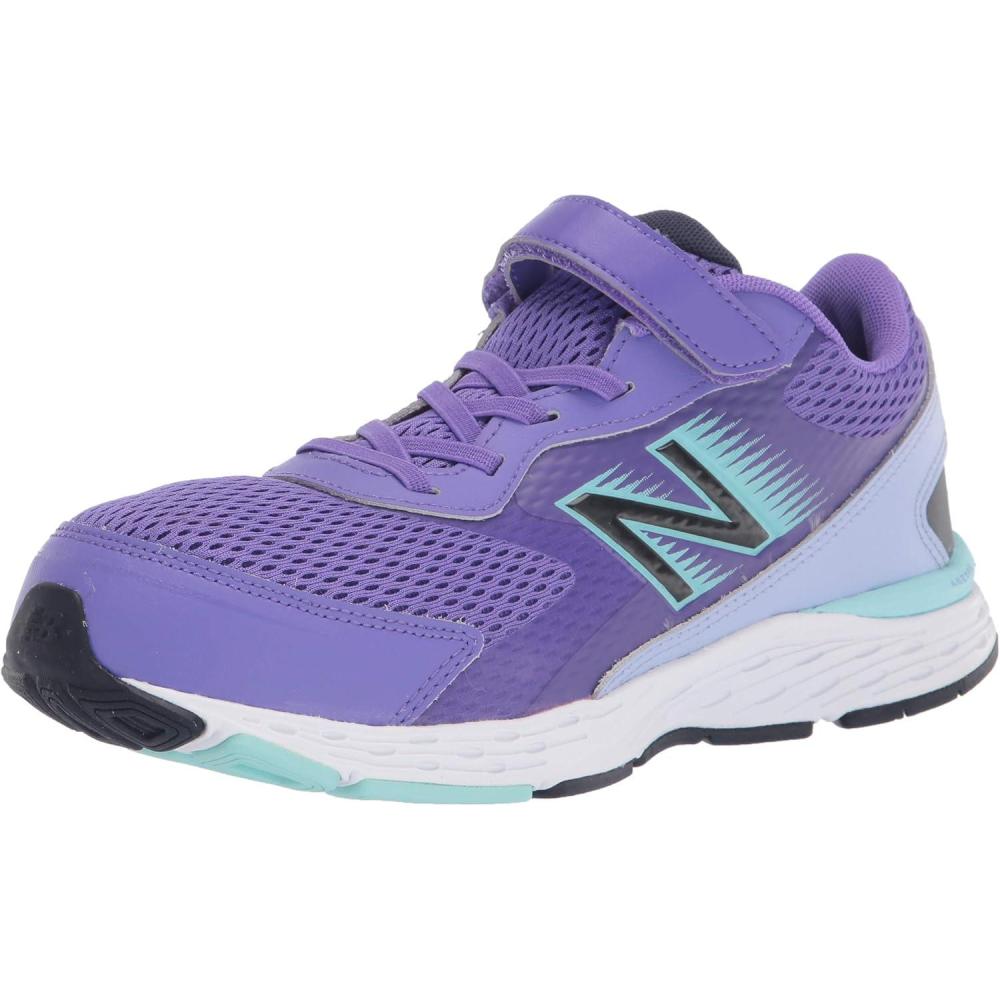 image:imageNew Balance Kids 680 V6 Hook and Loop Running ShoeMirage VioletMystic PurpleGlacier