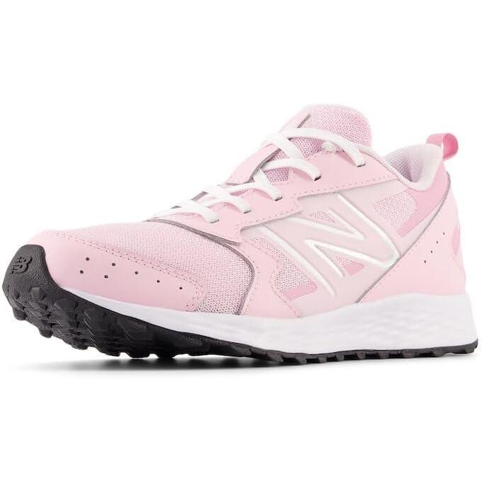 image:imageNew Balance Kids Fresh Foam 650 V1 Laceup Running ShoeLight RaspberryPink Sugar