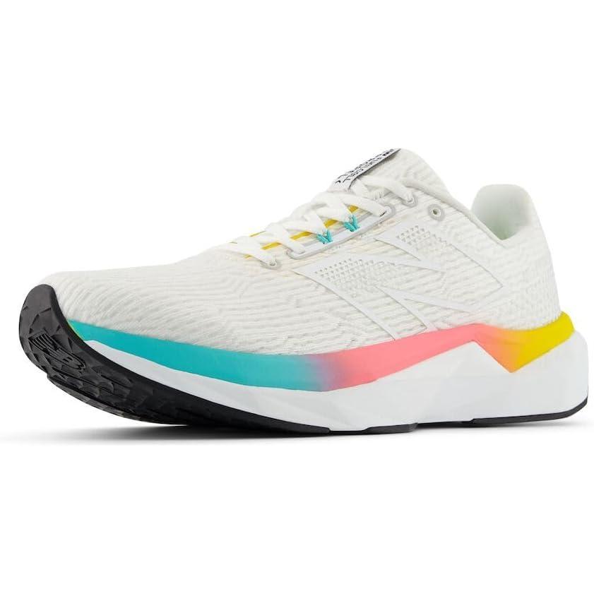 image:imageNew Balance Mens FuelCell Propel V5 ShoesWhiteGinger LemonCyber Jade
