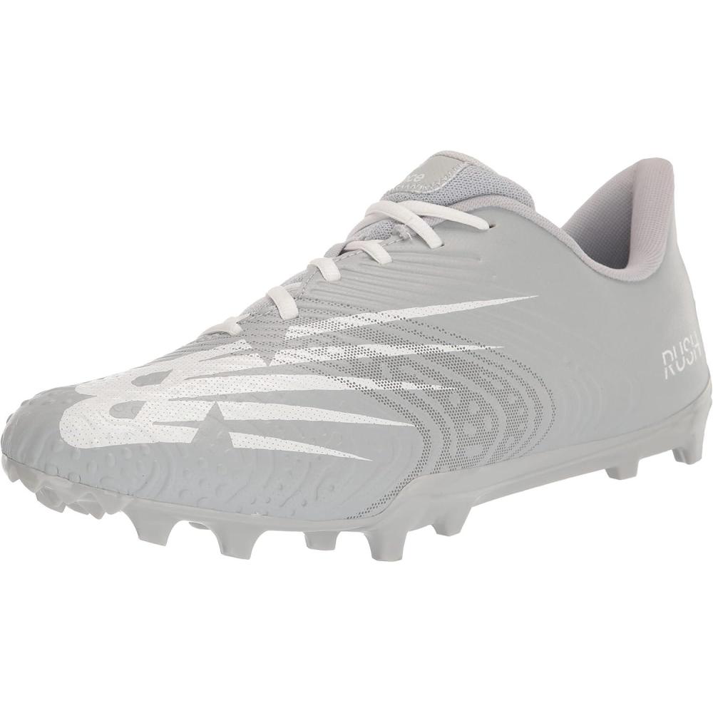 image:imageNew Balance Mens Rush V3 Mid Lacrosse ShoeGreyWhite