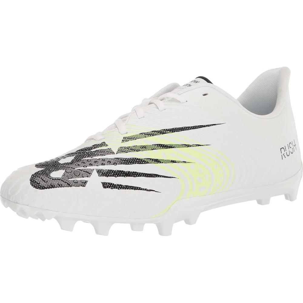 image:imageNew Balance Mens Rush V3 Mid Lacrosse ShoeWhiteSilver