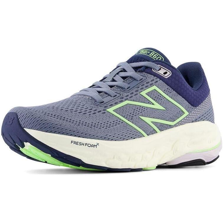 image:imageNew Balance Womens Fresh Foam X 860 V14 Running ShoesArctic GreySea SaltBleached Lime Glo