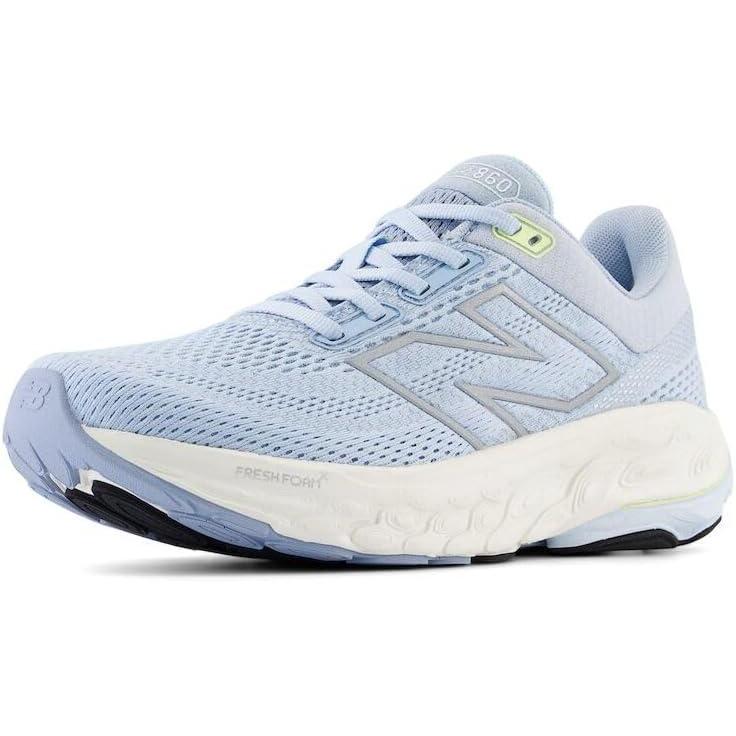 image:imageNew Balance Womens Fresh Foam X 860 V14 Running ShoesLight Chrome BlueLimelightBleached Lime Glo