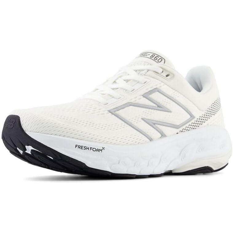 image:imageNew Balance Womens Fresh Foam X 860 V14 Running ShoesWhiteSea SaltBlack