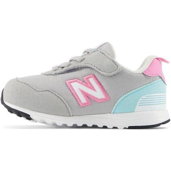 image:imageNew Balance Baby 515 V1 Hook ampamp Loop SneakersRain CloudReflectionSignal Pink