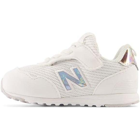 image:imageNew Balance Baby 515 V1 Hook ampamp Loop SneakersReflectionGrey MatterWhite