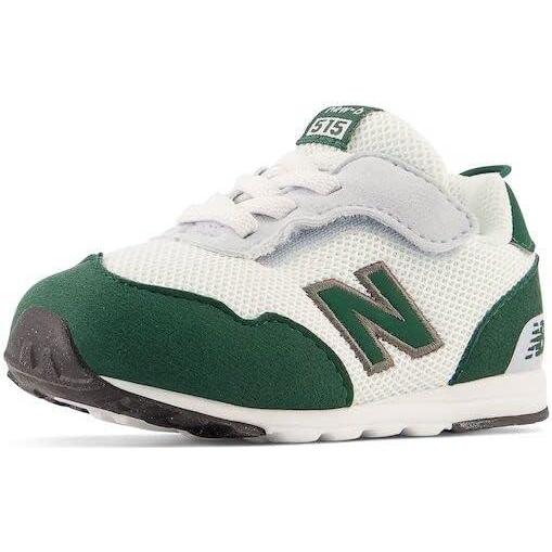 image:imageNew Balance Baby 515 V1 Hook ampamp Loop SneakersWhiteNightwatch Green