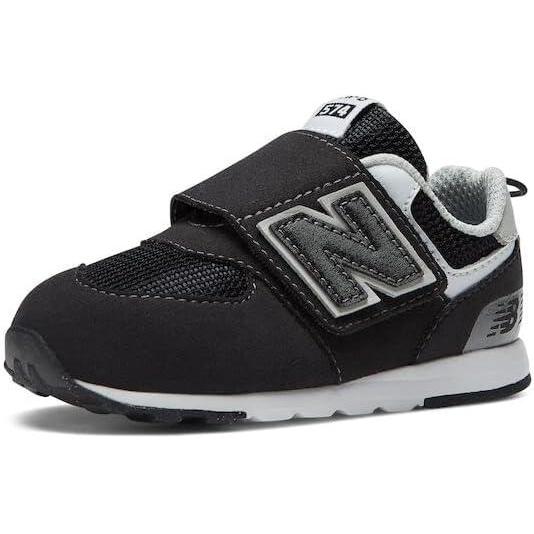 image:imageNew Balance Baby Boys 574 Newb HookandLoop SneakersBlackSilver Metallic