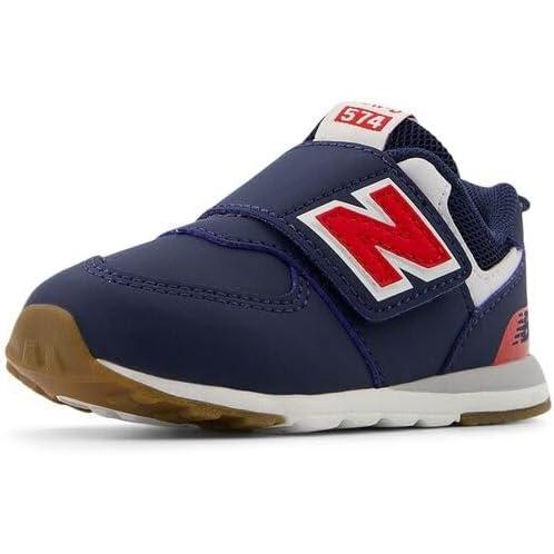 image:imageNew Balance Baby Boys 574 Newb HookandLoop SneakersNb NavyTeam Red